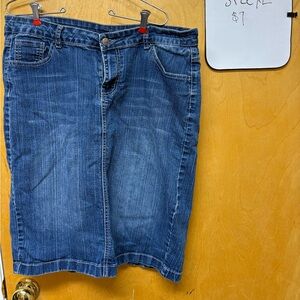 Women’s denim XL skirt